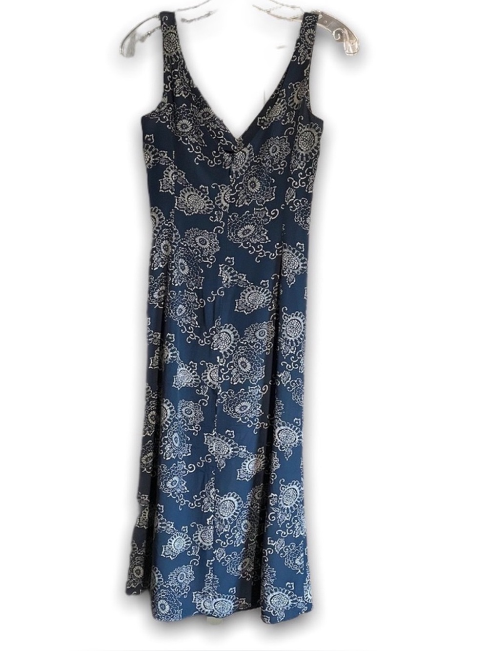 J. Crew Silk Floral Maxi Dress